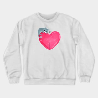 Sweet heart lollipop Crewneck Sweatshirt